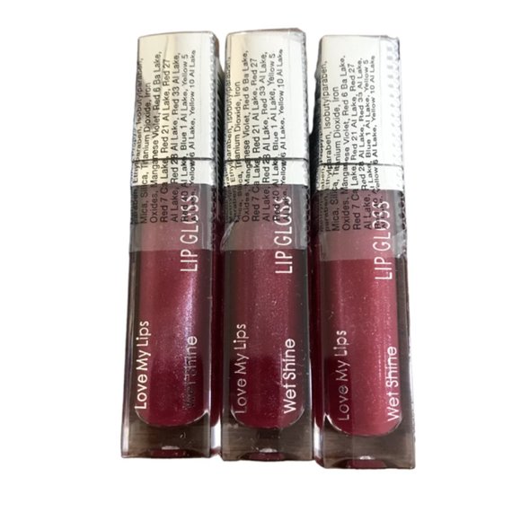 Lip Gloss Love My Lips Wet Shine 1369 Rose Bud.21 OZ Lot of 3 - Picture 1 of 1